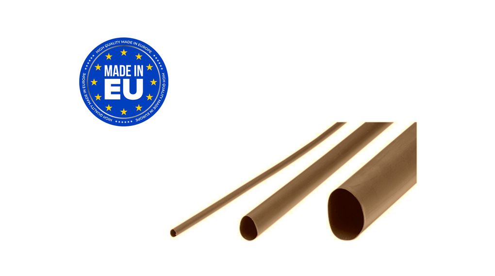 RND 46501189 RND Components HeatShrink Tubing 21, 6.4 12.7mm